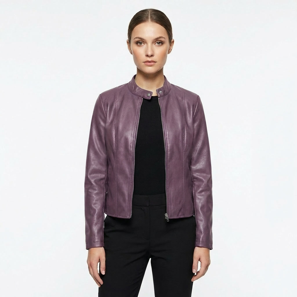 Tina | Chaqueta Biker Ajustada para Mujer